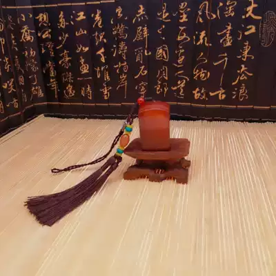 Agate original stone seal hand stamp custom seal carving name seal carving name plus 20 yuan calligraphy and painting chapter portable chapter