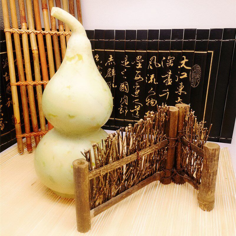 Liaoning Xiuyan natural jade green large Fulu Shou Mahjong must Hu gourd feng shui home boss table ornaments