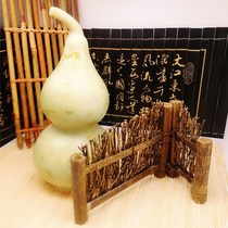 Liaoning Xiuyan natural jade green large Fulu Shou Mahjong must Hu gourd feng shui home boss table ornaments