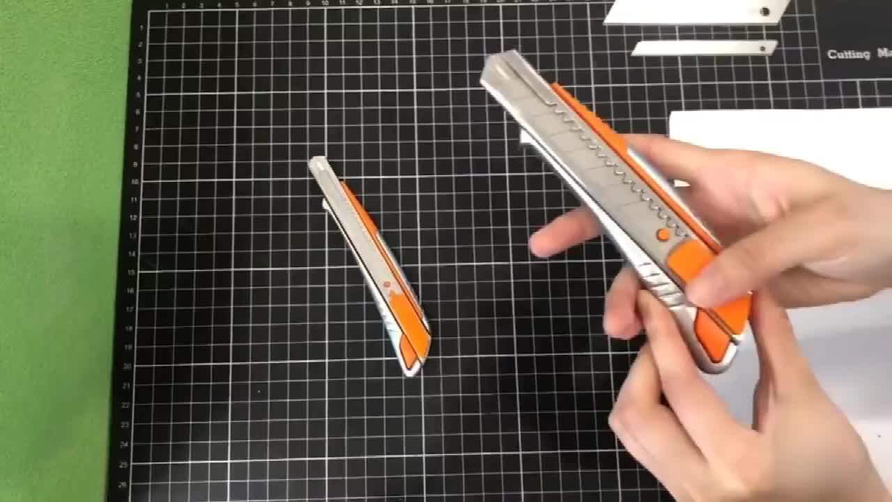 Economical Grip Professional Retractable Utility Knife Cutter With Mini