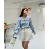 Летняя шифоновая рубашка, городской стиль, большой размер