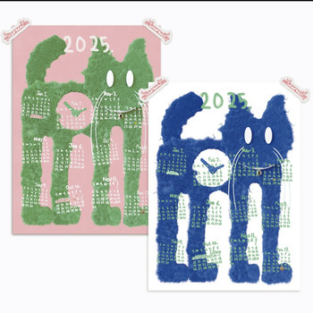 Cat korean english decorative ins poster