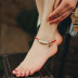 Phượng hoàng Nirvana gió retro dây đỏ vòng chân nữ handmade chuông gợi cảm năm nay có tiếng nói gió quốc gia chạm trán lắc chân pnj Vòng chân