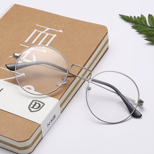 Интернет -знаменитость бокс бокс женская корейская версия хаозана большая рама миопия мужчины сталкиваются с ретро -оригиналом 宿 l ulzzang тот же абзац