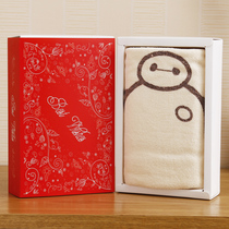 Creative Towel Gift Box Water Suction Lovers Towel Wedding Birthday Banquet Jo Relocation Back Gift Companion Gift Towel Custom Gift