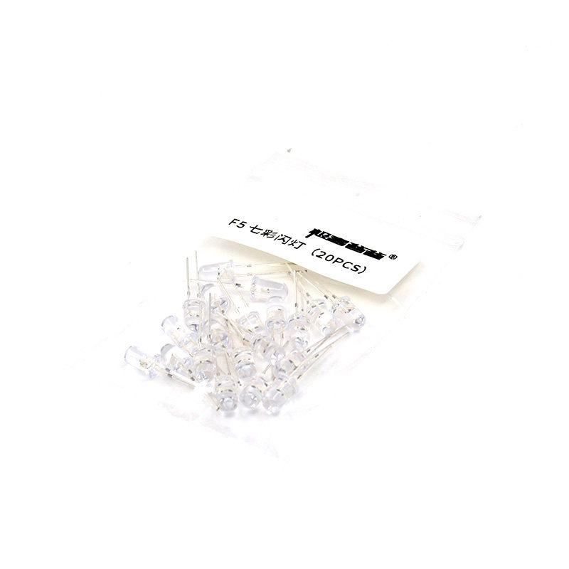 Colorful flashing light LED lamp bead LED light F5 direct plug maker education Electronic Production Promotion