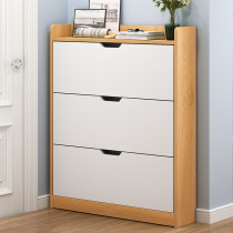 50 80 100x17x83 116cm minimalist ultrathin Wooden 2 3 Doors Tipping Bucket rear Contained Shoe Cabinet