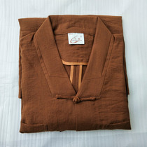 Dust brand monk clothing short coat Winter Spring and Autumn men and women monk clothes monk clothing small coat yellow gray two colors