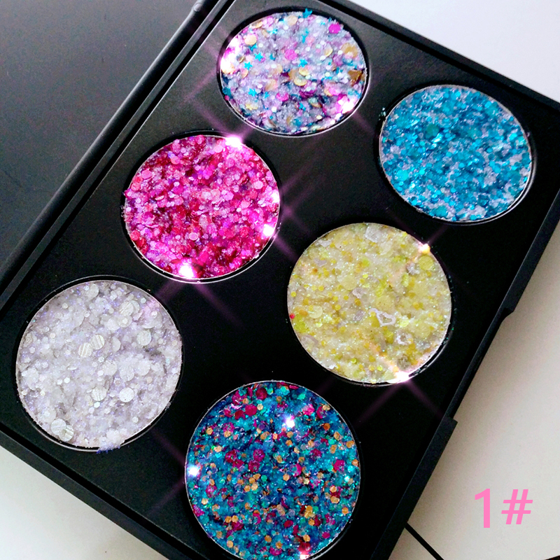 Tạo 101 cùng một mắt trang điểm sequins bóng mắt long lanh gel kem hiệu suất của trẻ em giai đoạn mắt trang điểm dán miễn phí keo bảng mắt 3ce