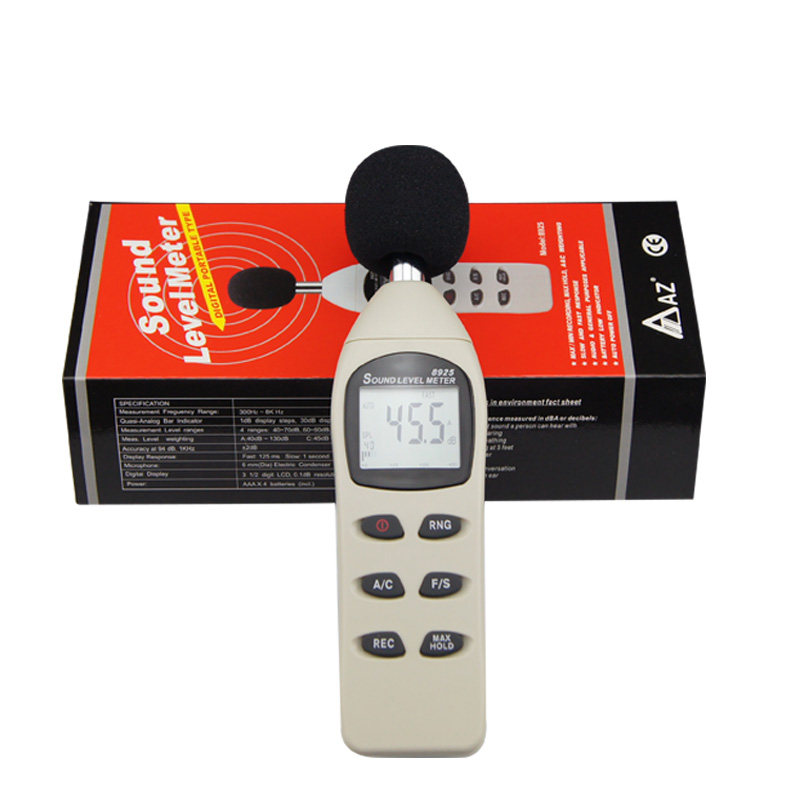 Taiwan Hengxin AZ8925 Noise Meter Sound Level Gauge Digital Noise Instrument Volume Strength Detector