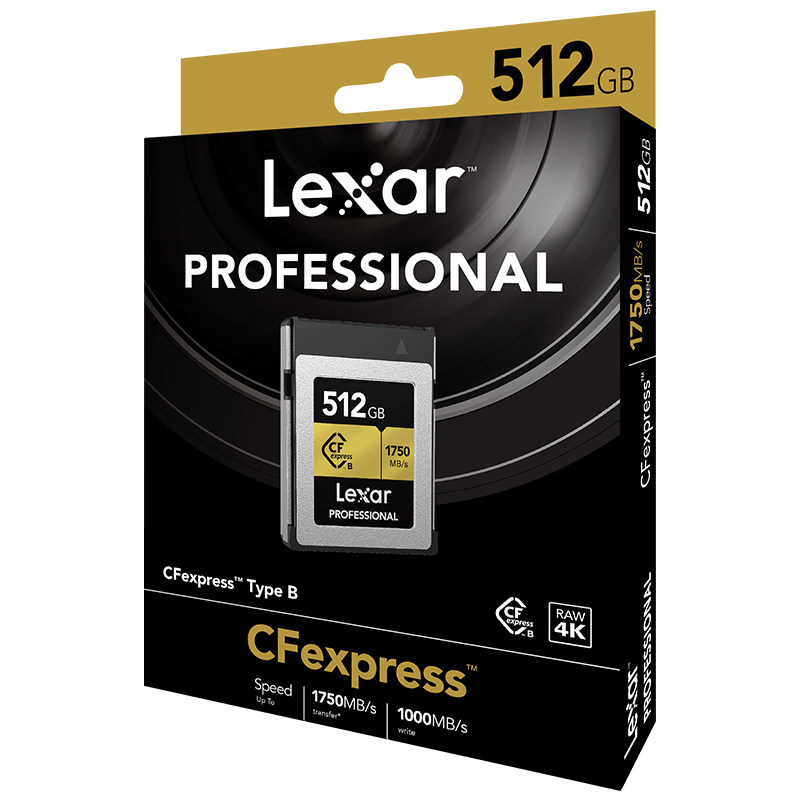 Lexar 512G CFE high-speed video card CFexpress Type B memory card for Fuji X-H2S
