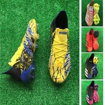 Little plum falcon 21 football shoes male x high help fg long nail Messi ag no shoelace tf broken nails child freak