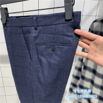 IM DAVID mens autumn and winter Korean version of business fashion handsome wool trousers mens pants DQBP6192-558