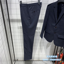 IM DAVID mens autumn and winter Korean version of business fashion handsome wool trousers mens pants DQBP7193-798