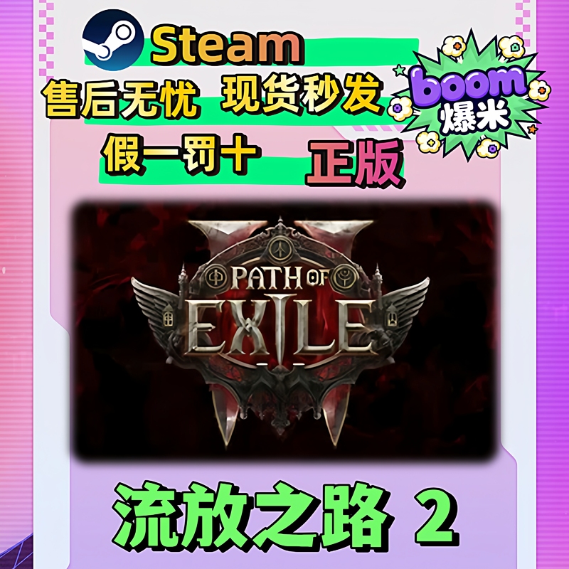 Path of Exile 2 International Server Initial Email Address Steam Genuine Pc Game