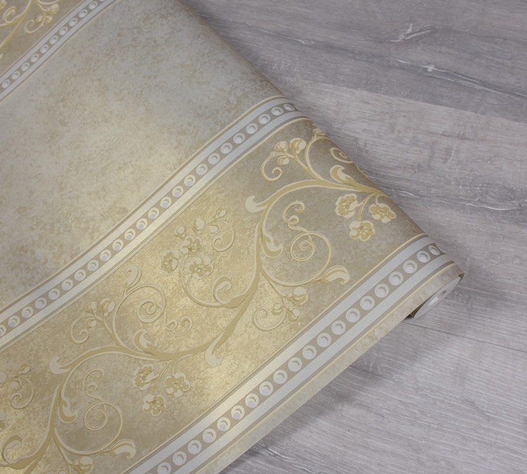 American Imported Pure Paper Wallpaper Walquest American Retro Personality Stripe Slightly with Pearlesque Book House Wallpaper