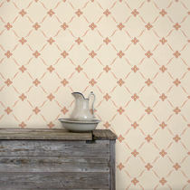 MADE IN Sweden Swedish original imported plaid pattern girl room bedroom full of wood fiber wallpaper