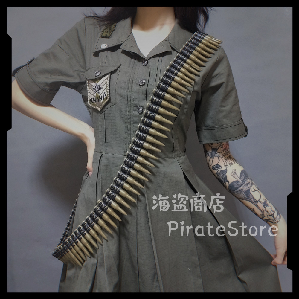 Bullet belt Decorative strap detachable Lolita Military Lo collocation Bad JK dark handsome hard girl feeling