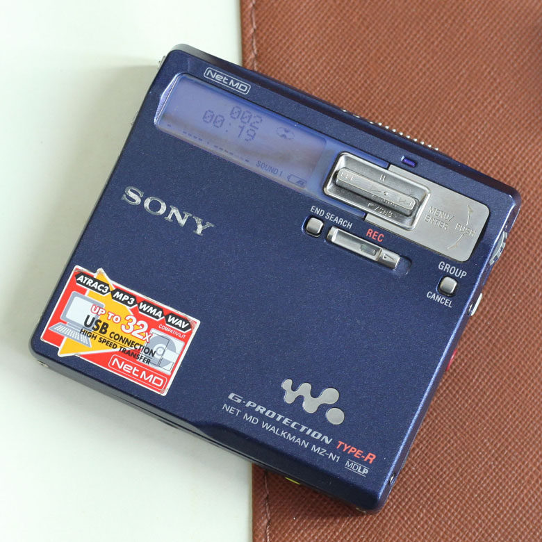 SONY MZ-N1 NET MD 录放机蓝色：复古音乐玩家的梦幻之选！🎶-MD-淘宝好物网