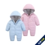 Áo khoác mới cho bé 2018 mùa đông đơn giản, áo cotton một mảnh đơn giản cho bé thoải mái cho bé jumpsuit trẻ em thu đông