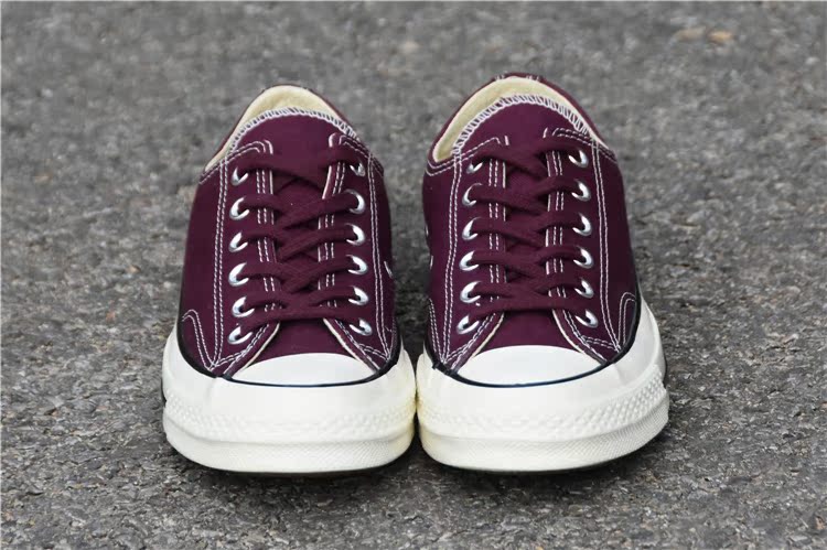 Converse Converse 1970s tiệc thấp màu đỏ nhạt màu xanh tiêu chuẩn Samsung giày nam và nữ 157544C / 157545C - Plimsolls giày thể thao asics