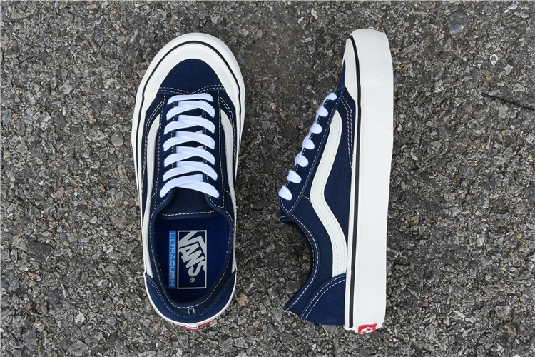 VANS STYLE 36 SF mùa hè màu xanh đậm nam thấp và giày nữ skate giản dị VN0A3MVLDTQ - Dép / giày thường