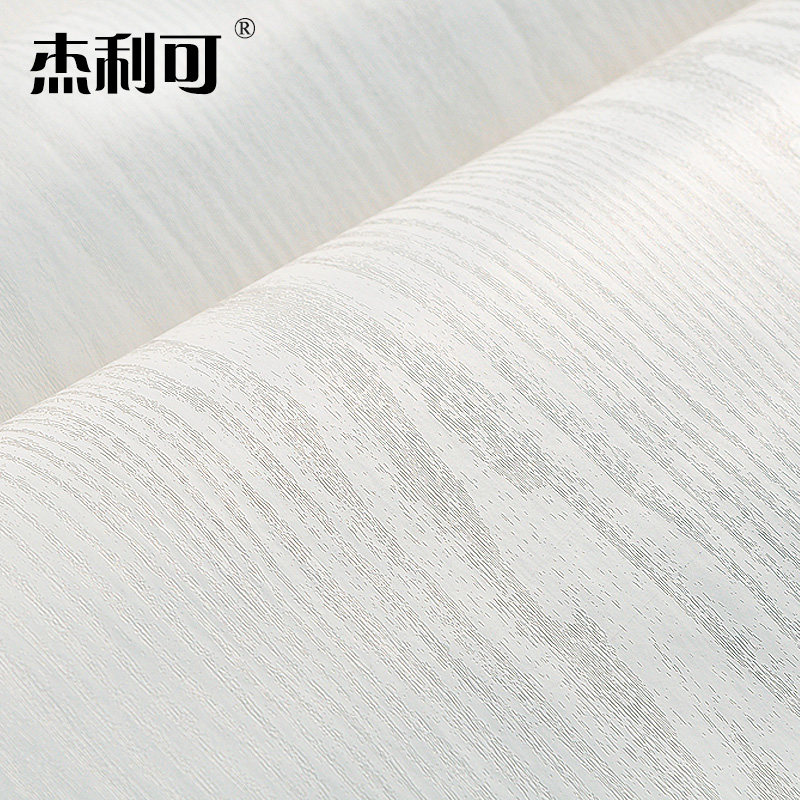 白色木纹防水加厚自粘墙纸壁纸翻新衣柜子木门板桌面家具贴纸贴皮