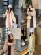 Wu77 Mohair Soft and Waxy Large Quilt Sweater Jacket Women's Summer Lazy Style Loose No-Flat Long Cardigan