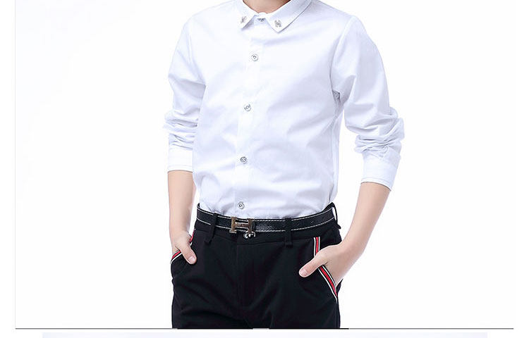 Chemise garcon à manche longue - Ref 2074754 Image 14