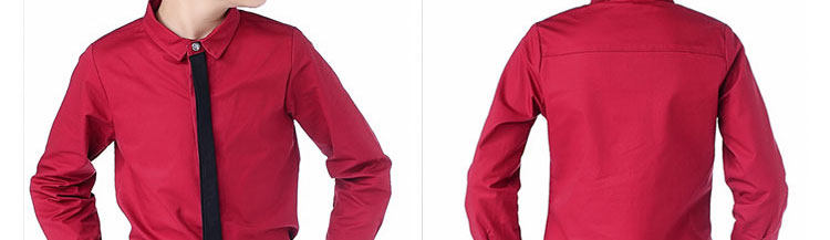 Chemise garcon à manche longue - Ref 2074754 Image 76