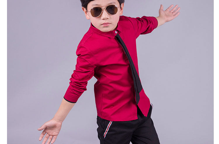 Chemise garcon à manche longue - Ref 2073469 Image 89