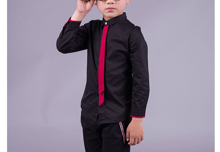 Chemise garcon à manche longue - Ref 2073469 Image 79