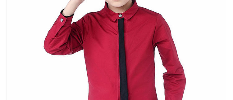 Chemise garcon à manche longue - Ref 2074754 Image 71