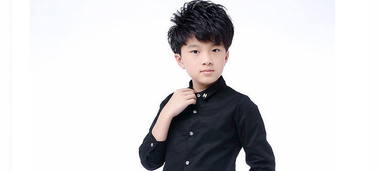 Chemise garcon à manche longue - Ref 2074754 Image 25