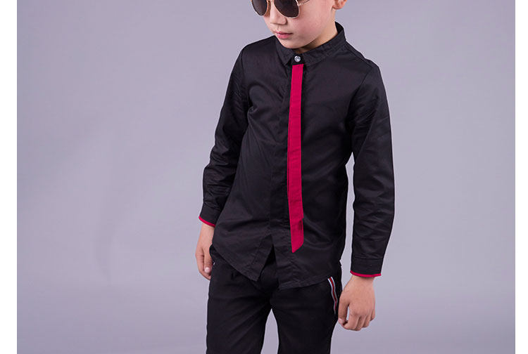 Chemise garcon à manche longue - Ref 2073469 Image 81