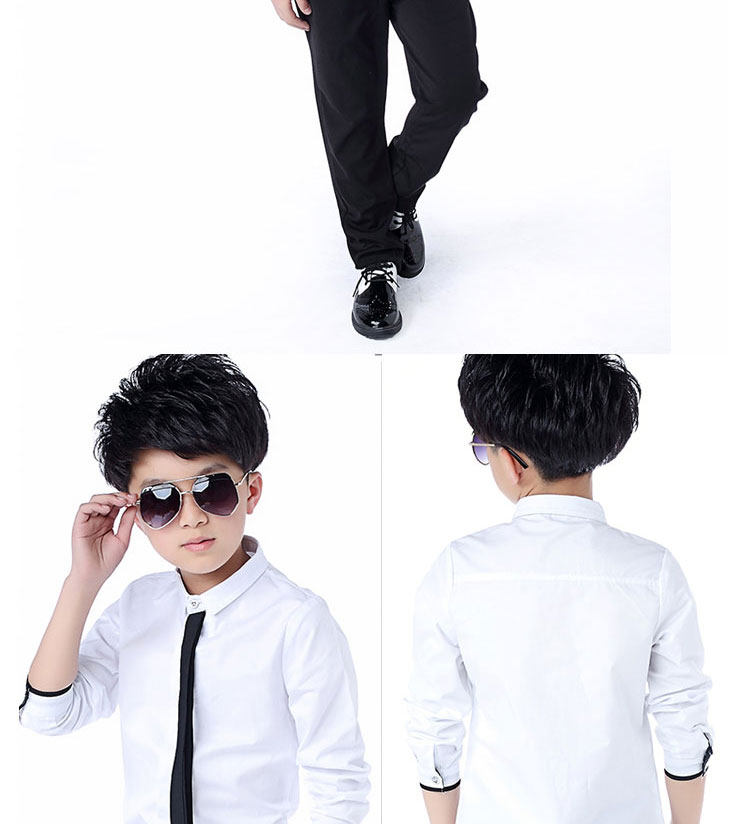 Chemise garcon à manche longue - Ref 2073469 Image 96