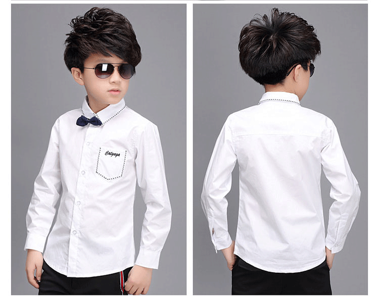 Chemise garcon à manche longue - Ref 2074252 Image 43