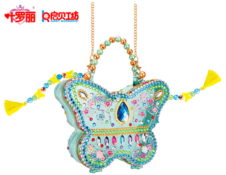 Hội thảo Kaibei Ye Luoli trẻ em DIY handmade sáng tạo dán trang sức mỹ phẩm túi đồ chơi cô gái quà tặng đồ chơi trí tuệ