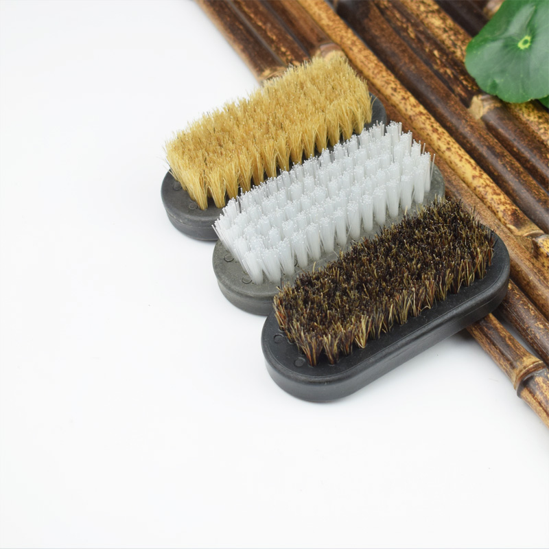 Text Play Brush Small Board Brushed Pig Hair Brush Mane Hard Pig Mane Olive Walnut Diamond Jade Maintenance Tool Polish