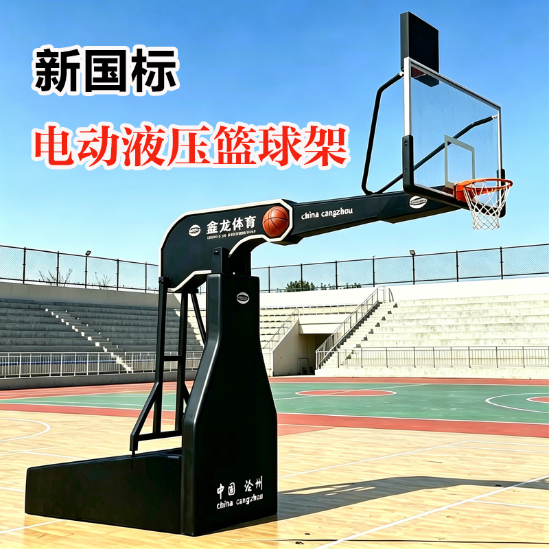 Standard Basketball Hoop Outdoor Shooting Frame Youth Training Nba Professional Manual Electric Hydraulic Outdoor Mobile Adjustable