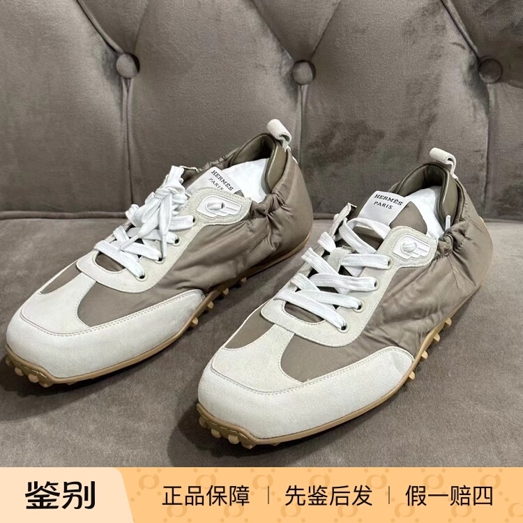 In-Stock Hermes New Model in Sneakers Casual Lace-Up Sneakers Men's Sports Shoes German Training Shoes
