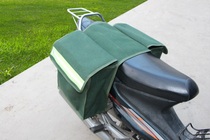 Motorcycle satchel 2019 rear seat toolkit side side bag green tail bag piggyback electric car battery car