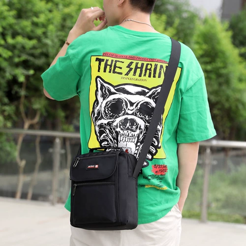 Нейлоновая квадратная небольшая сумка для отдыха для путешествий, маленькая портативная сумка на одно плечо