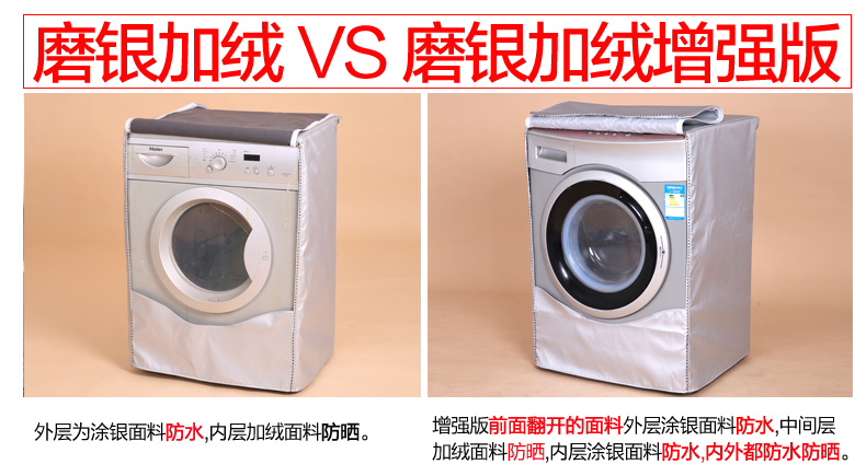 Thích hợp cho máy giặt trống Haier của hãng Siemens che phủ chống nắng đặc biệt trong nhà và ngoài trời - Bảo vệ bụi túi che máy giặt