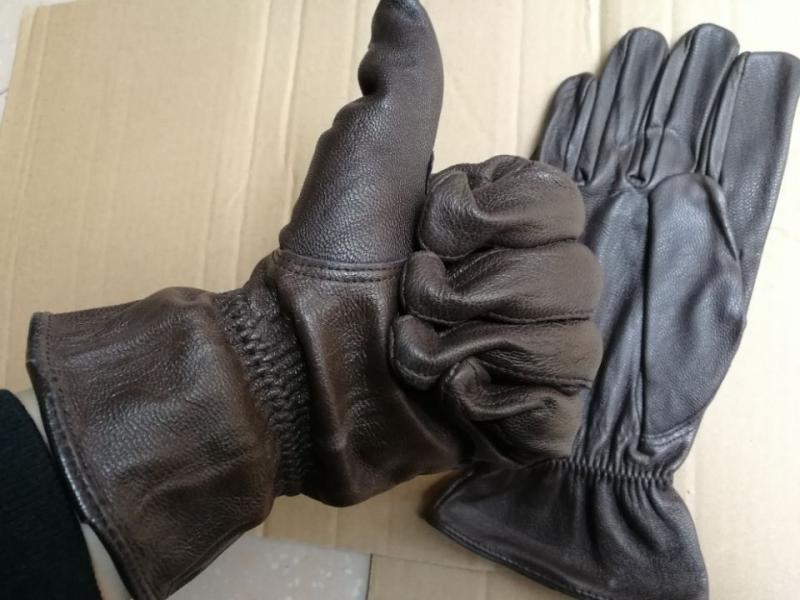 Summer Flying Sheep leather gloves Special Sheep leather gloves brown Sheep leather men's gloves