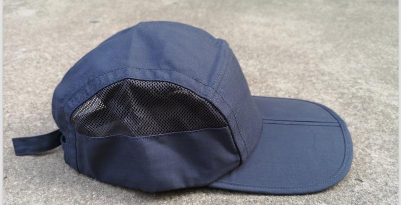 Breathable mesh wide brim cap Summer shading cap Folded Mesh Baseball Cap