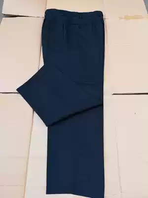 Navy blue wool winter pants Wool winter trousers Men's navy blue winter trousers