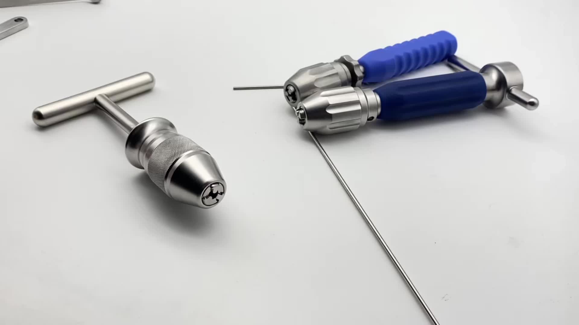 Universal Hand Drill Chuck Handle For Intramedullary Pin Insertion