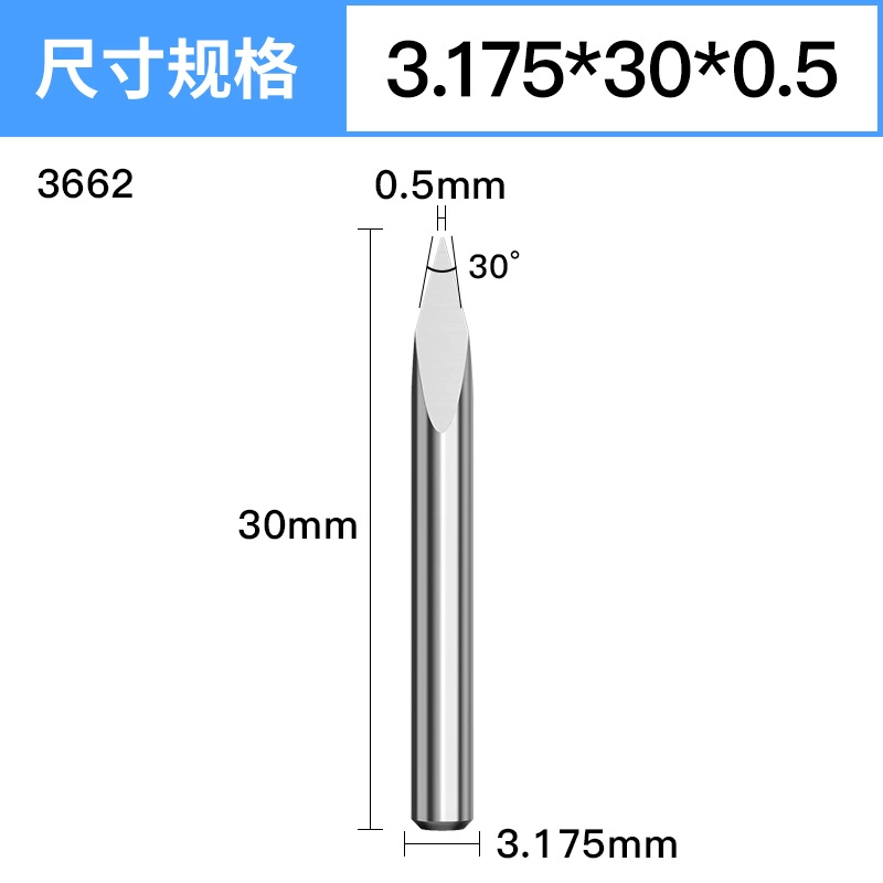 mũi khoan makita Lidiao Độ Chính Xác Cao 3.175 Dao Khắc 3 Mặt Sharp Dao 3 Mặt Ngọc Khắc Máy Công Cụ Trung Tâm Sharp dao mũi khoan kim cương mũi khoan inox 