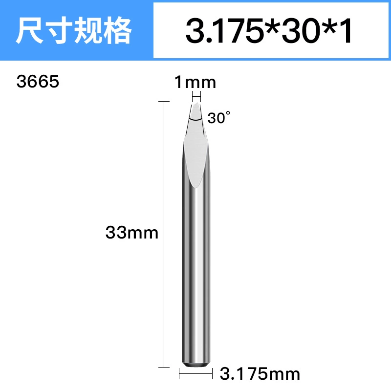 mũi khoan makita Lidiao Độ Chính Xác Cao 3.175 Dao Khắc 3 Mặt Sharp Dao 3 Mặt Ngọc Khắc Máy Công Cụ Trung Tâm Sharp dao mũi khoan kim cương mũi khoan inox 